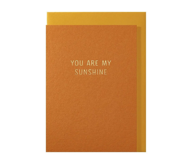 Carte de voeux You are my sunshine