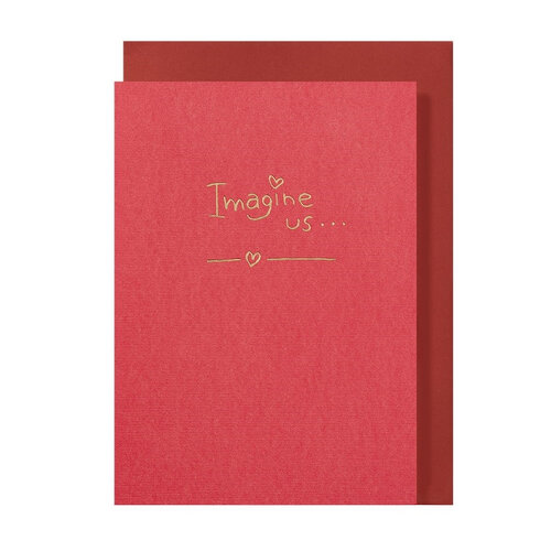 Imagine us greeting card 