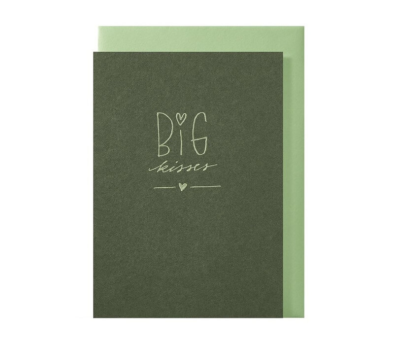Carte de voeux BIG kisses