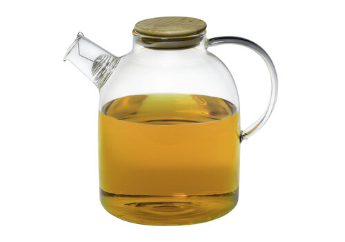 Théière en verre avec passoire et couvercle - 1,6 L