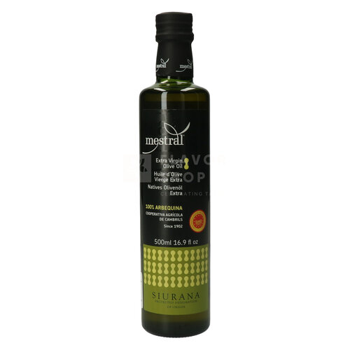 Arbequina Extra Vierge Olijfolie Mestral 500 ml 