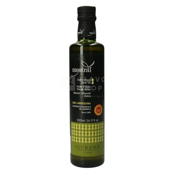 Arbequina Extra Vierge Olijfolie Mestral 500 ml