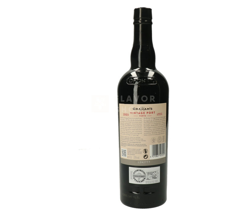Graham's 2003 Vintage Port Library - 75 cl