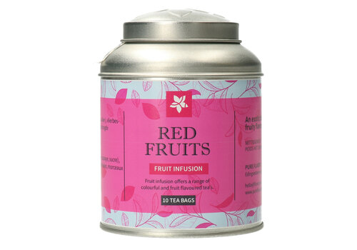 Pure Flavor Red Fruits theebuiltjes in blik - 10 builtjes (20 g)