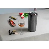 Refroidisseur de bouteilles en inox Smokey Grey Ø13 cm H 24cm