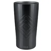 Flessenkoeler uit rvs Smokey Grey Ø13 cm H 24cm