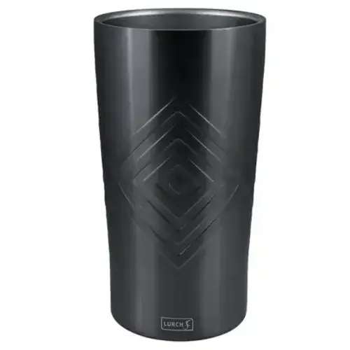 Flessenkoeler uit rvs Smokey Grey Ø13 cm H 24cm 