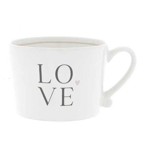 Mug LOVE with heart 10 x 8 x 7 cm 