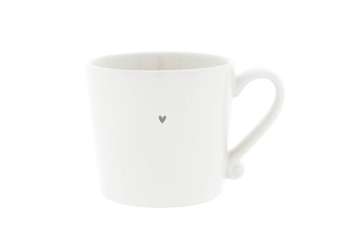 Bastion Collection Tasse Heart grey 8 x 7 cm