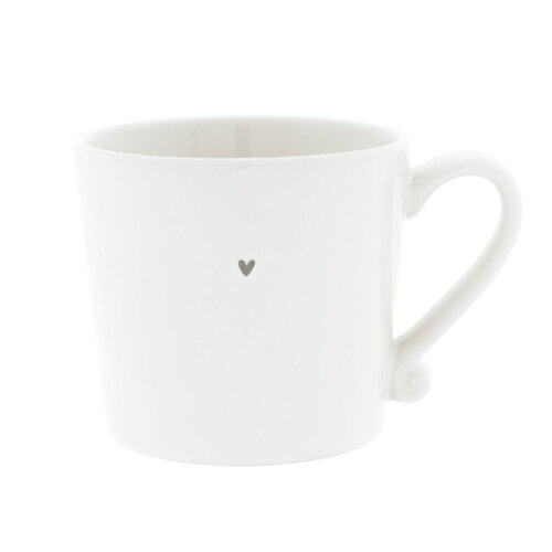 Tasse Heart grey 8 x 7 cm 