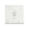Bastion Collection Napkins Drinks and More 20 pcs 12.5 x 12.5 cm