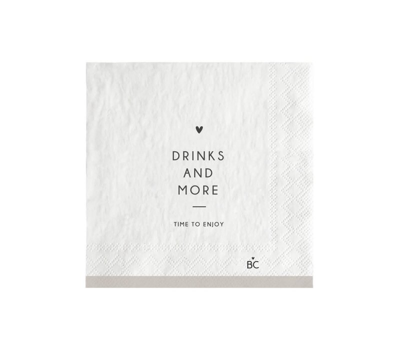 Serviettes Drinks and More 20 pcs 12,5 x 12,5 cm
