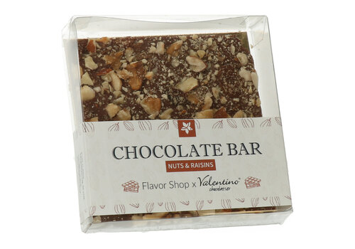 Flavor Shop x Valentino Chocoladetablet Nuts & Raisins 100 g
