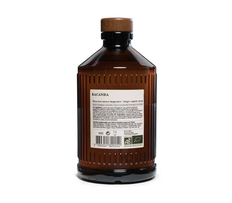 Gember Siroop - BIO 40 cl