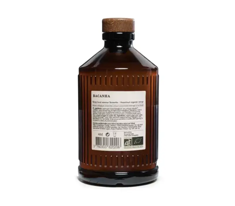 Hazelnoot Siroop - BIO 40 cl