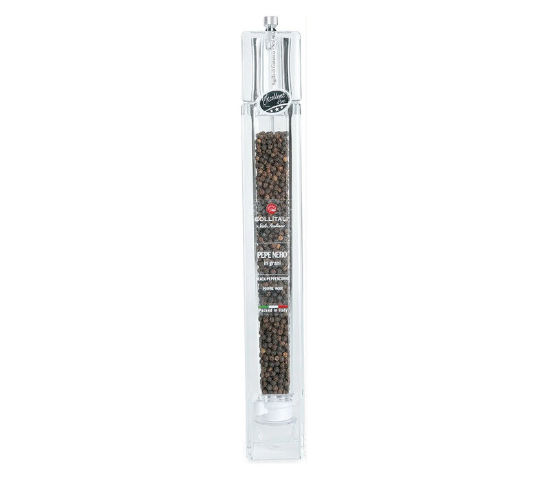 Zwarte peper in luxe molen XL 140 g