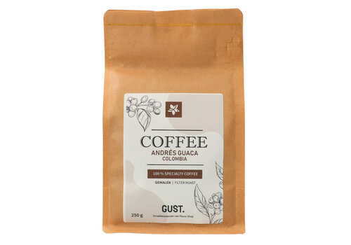 Pure Flavor Andrès Guaca - Kolumbien Filterkaffee GEMAHLEN 250 g Flavor Shop Nr. 501