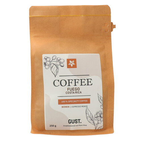 Fuego - Costa Rica Espresso Koffie BONEN 250 g Flavor Shop Nr 499 