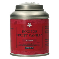 Rooibos Fruity Vanilla tea bags in tin - 10 pieces