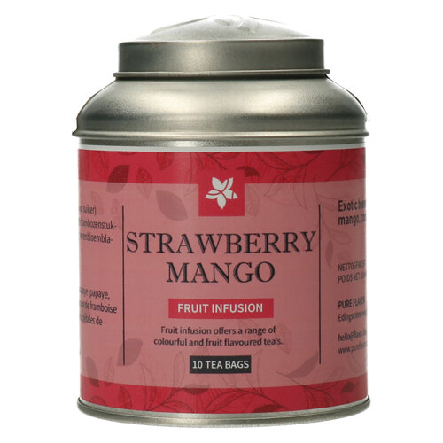 Strawberry-Mango Teebeutel in der Dose – 10 Stück 