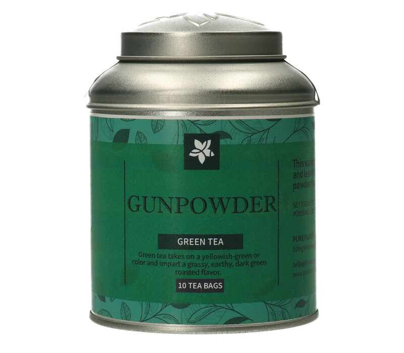 Sachets de thé Gunpowder en boîte - 10 pièces