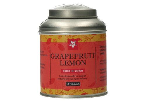 Pure Flavor Grapefruit-Lemon Tea Bags in Tin - Pack of 10
