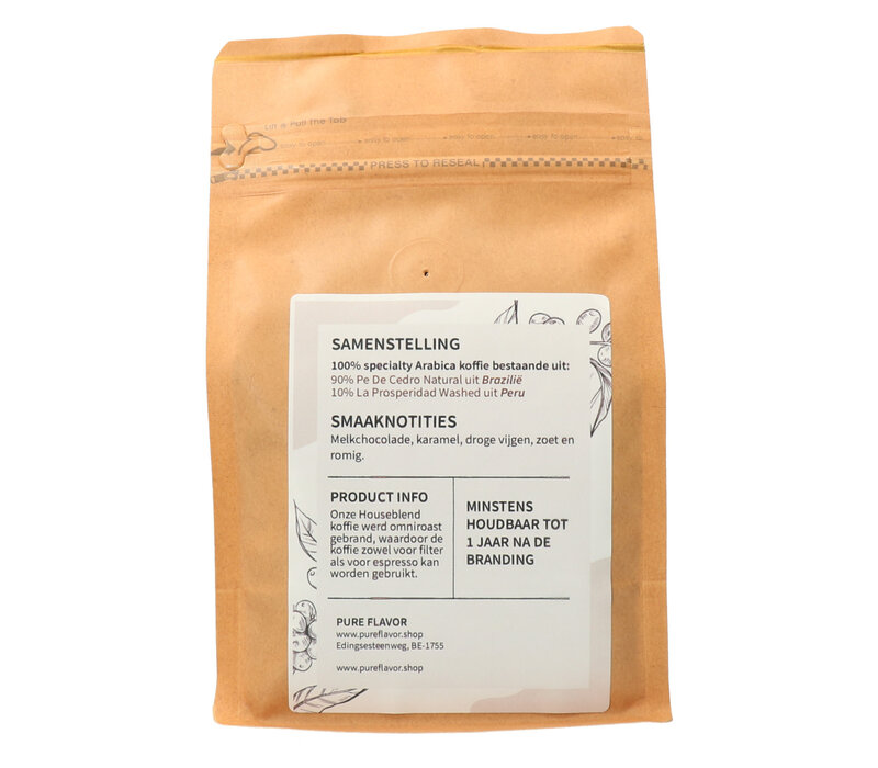 Houseblend Kaffee in Bohnen 250 g - Für Espresso und Filterkaffee