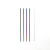 Point Virgule Metall-Cocktail-Strohhalme Rainbow 21,5cm - Wiederverwendbar