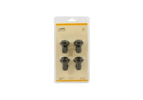 Point Virgule Lot de 4 bouchons de bouteille noirs