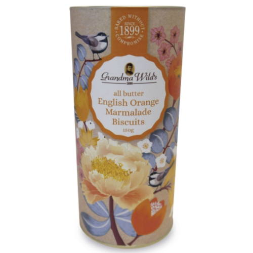Floral Tube - English marmelade biscuits 150 g 