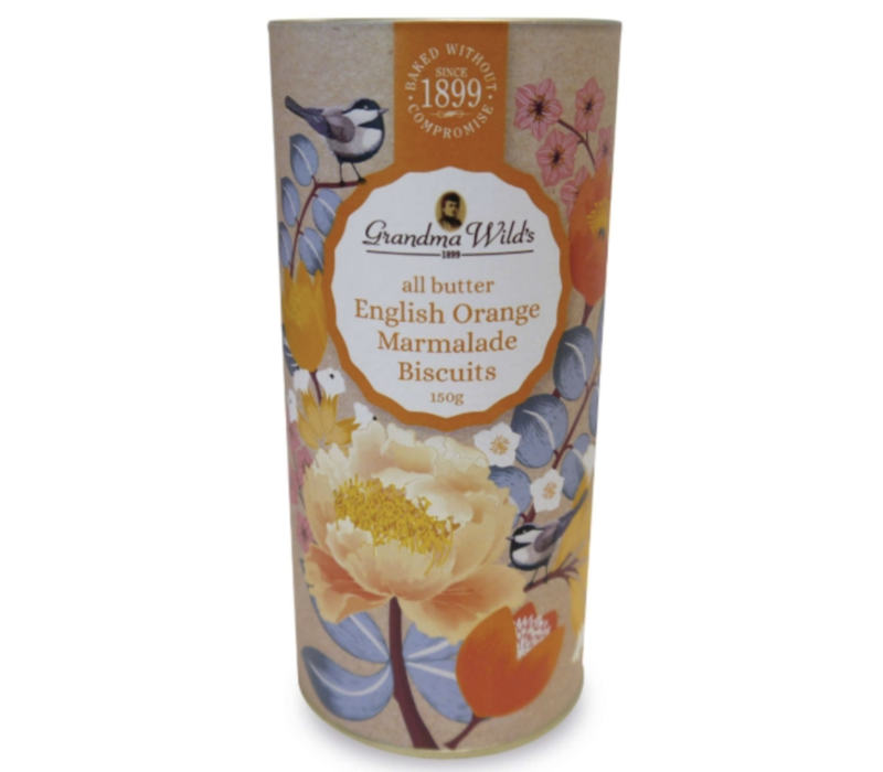 Floral Tube - English marmelade biscuits 150 g