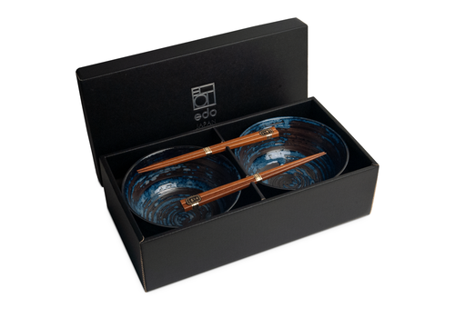 Edo Japan Uzu Pokébowl set 2 persons - gift box