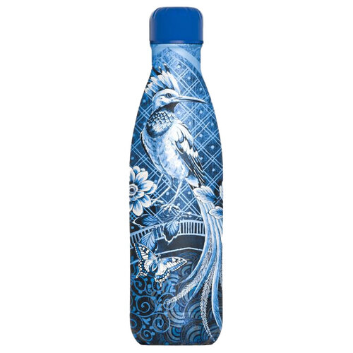 Drinkfles 500 ml Magical Birds Royal Blue - giftbox 