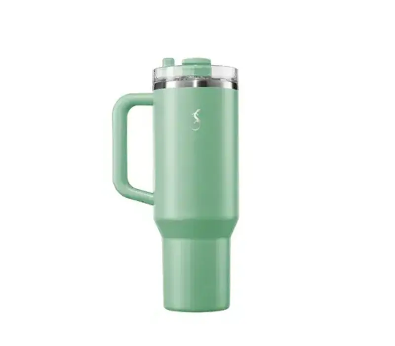 Big Cup Isolierbecher aus Edelstahl Salbeigrün - 1,2 L