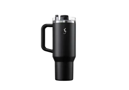 Lurch Big Cup Insulated cup made of stainless steel black - 1.2 L
