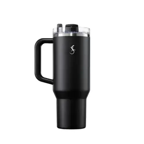 Big Cup Insulated cup made of stainless steel black - 1.2 L 
