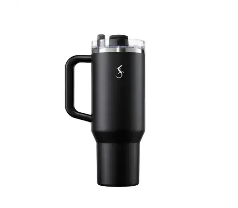 Big Cup Isolierbecher aus Edelstahl schwarz - 1,2 L