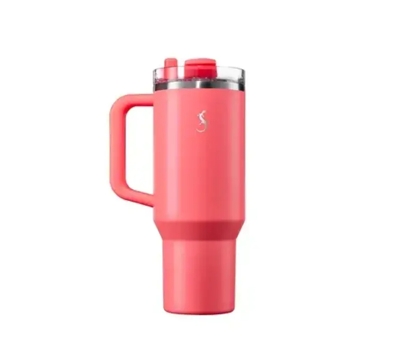 Gobelet isotherme Big Cup en acier inoxydable rose - 1,2 L