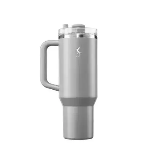 Gobelet isotherme Big Cup en acier inoxydable gris - 1,2 L 