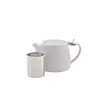 Point Virgule Théière avec infuseur à thé blanc cassé 500 ml