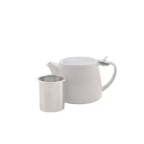 Teekanne mit Teesieb cremeweiß 500 ml 