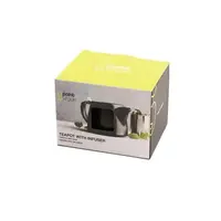 Teekanne mit Teesieb schwarz 500 ml