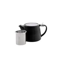 Theepot met thee infuser zwart 500 ml