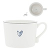 Bastion Collection Tasse Iris Blue Heart 10 x 8 x 7 cm