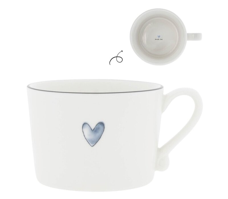 Tasse Iris Blue Heart 10 x 8 x 7 cm