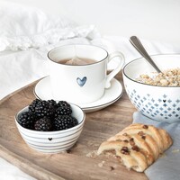 Tasse Iris Blue Heart 10 x 8 x 7 cm
