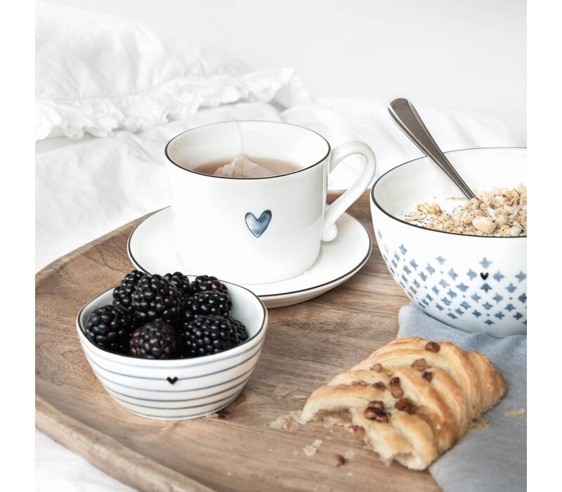 Tasse Iris Blue Heart 10 x 8 x 7 cm