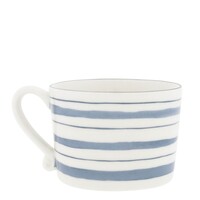 Tas Watercolour Blue Stripes 10 x 8 x 7 cm