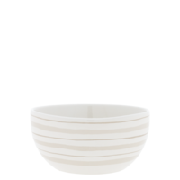 Bowl Watercolour Natural Stripes 14.5 x 7 cm