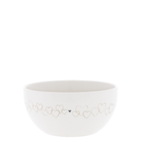 Bowl Natural hearts all around 14.5 x 7 cm